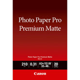 Canon PM-101 Premium A3+ Matte Photo Paper 20 sheets - 8657B007